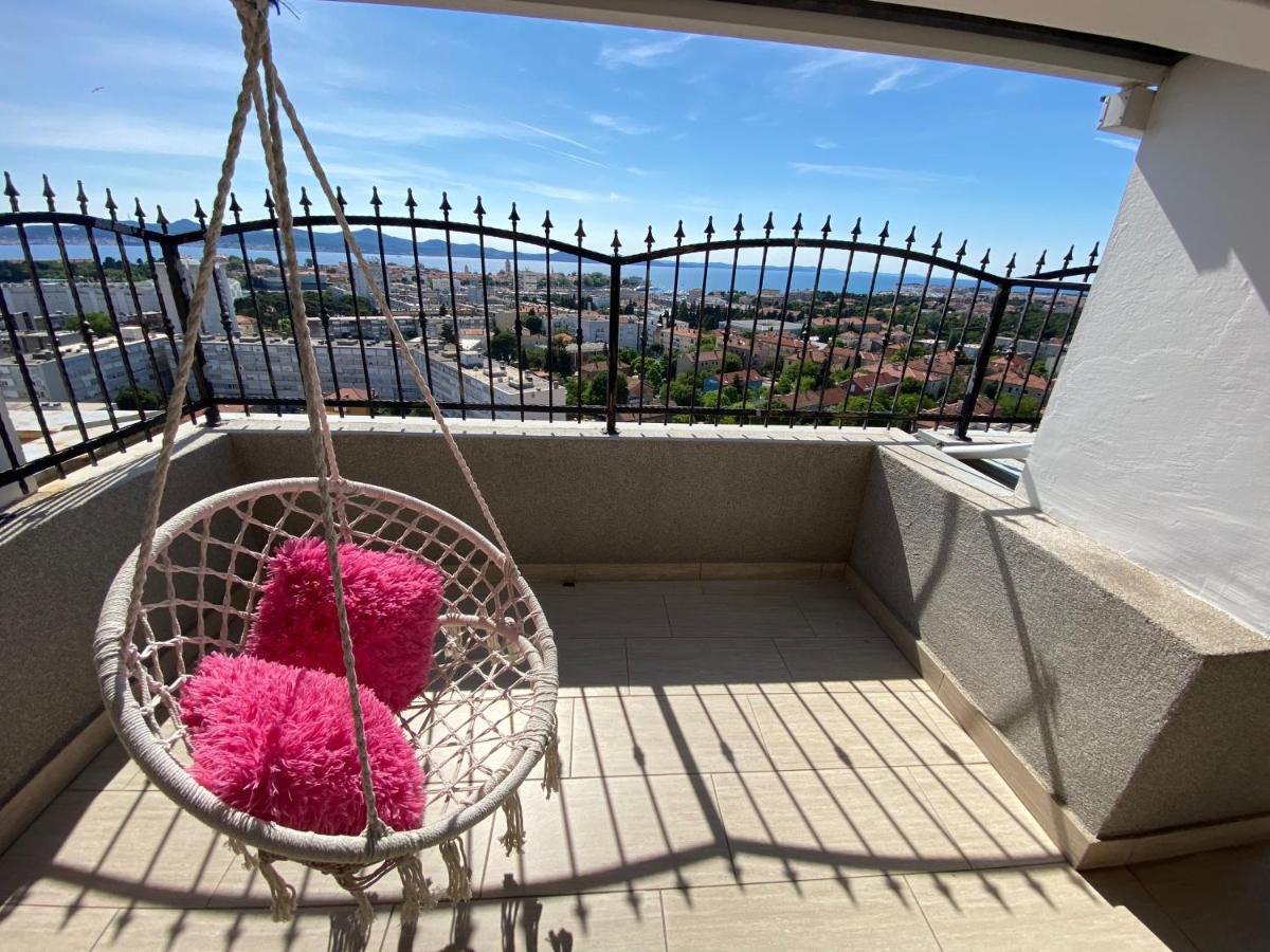 Golden View Penthouse Leilighet Zadar Eksteriør bilde